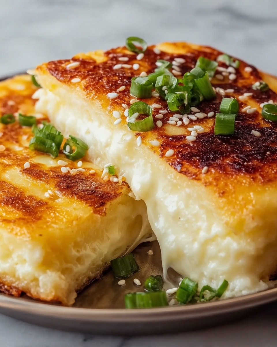 Korean Cheese Pancakes Recipe - Recipe Image