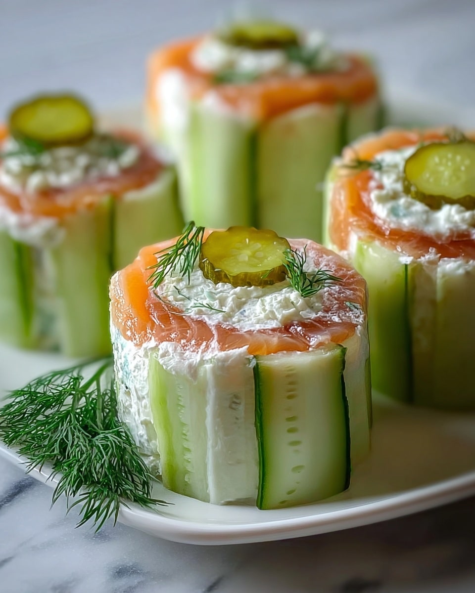 Lazy Cream Cheese Pickle Roll-Ups Recipe - Recipe Image