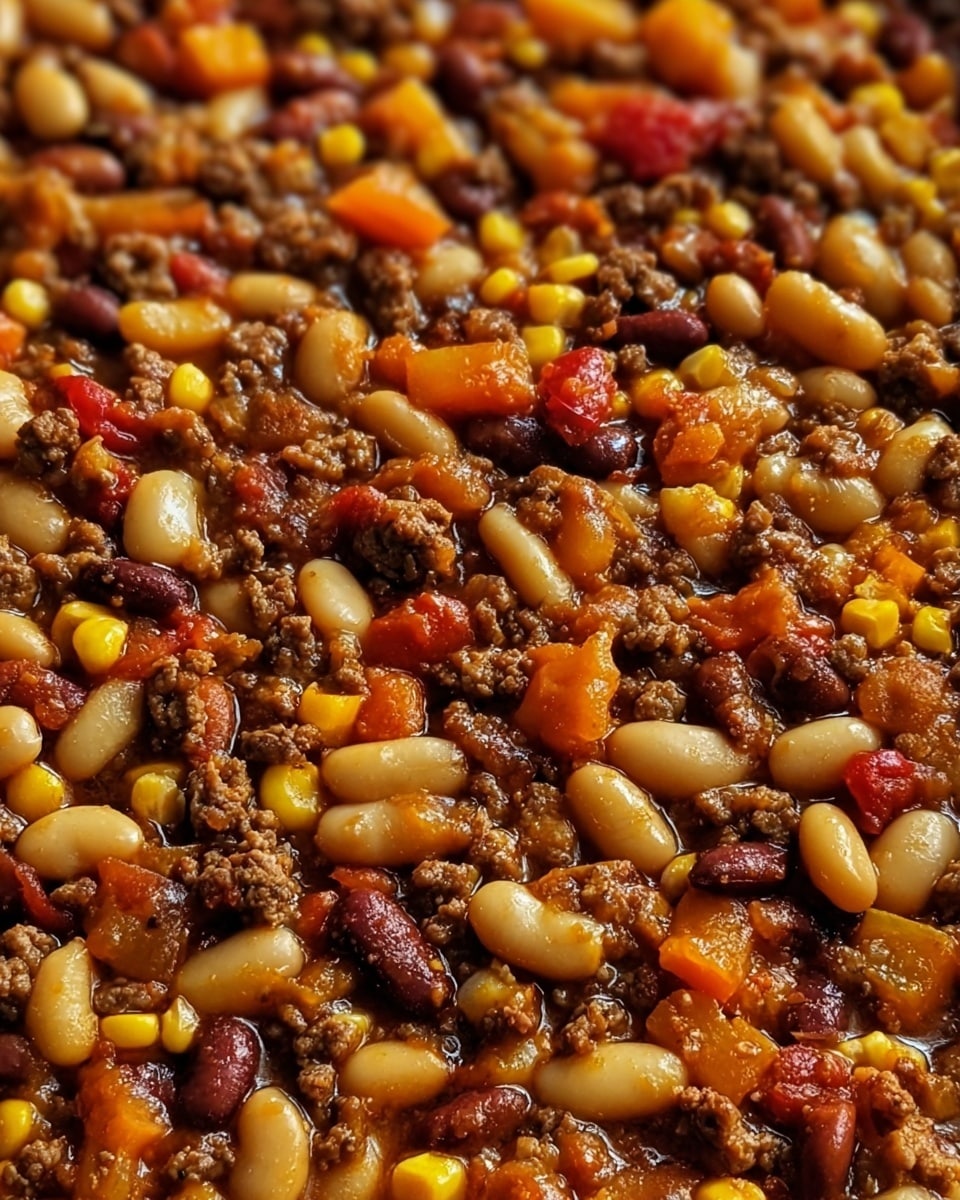 Baked Beans & Ground Beef Casserole Recipe - Recipe Image