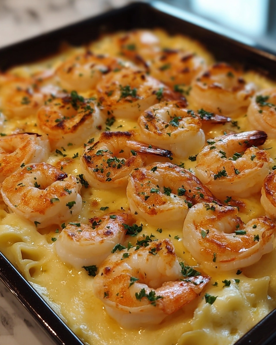 Shrimp Scampi Pasta Bake Recipe - Recipe Image