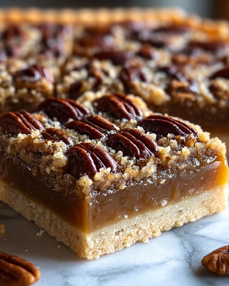Lazy Girl Pecan Pie Bars Recipe - Recipe Image