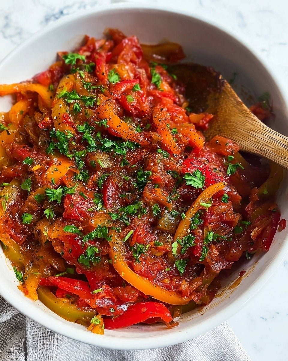 Piperade – Basque Pepper and Tomato Stew Recipe - Recipe Image