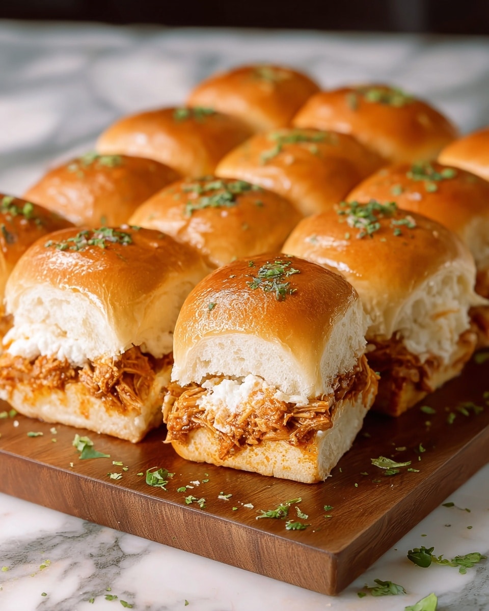 Cheesy BBQ Chicken Sliders Recipe - Recipe Image