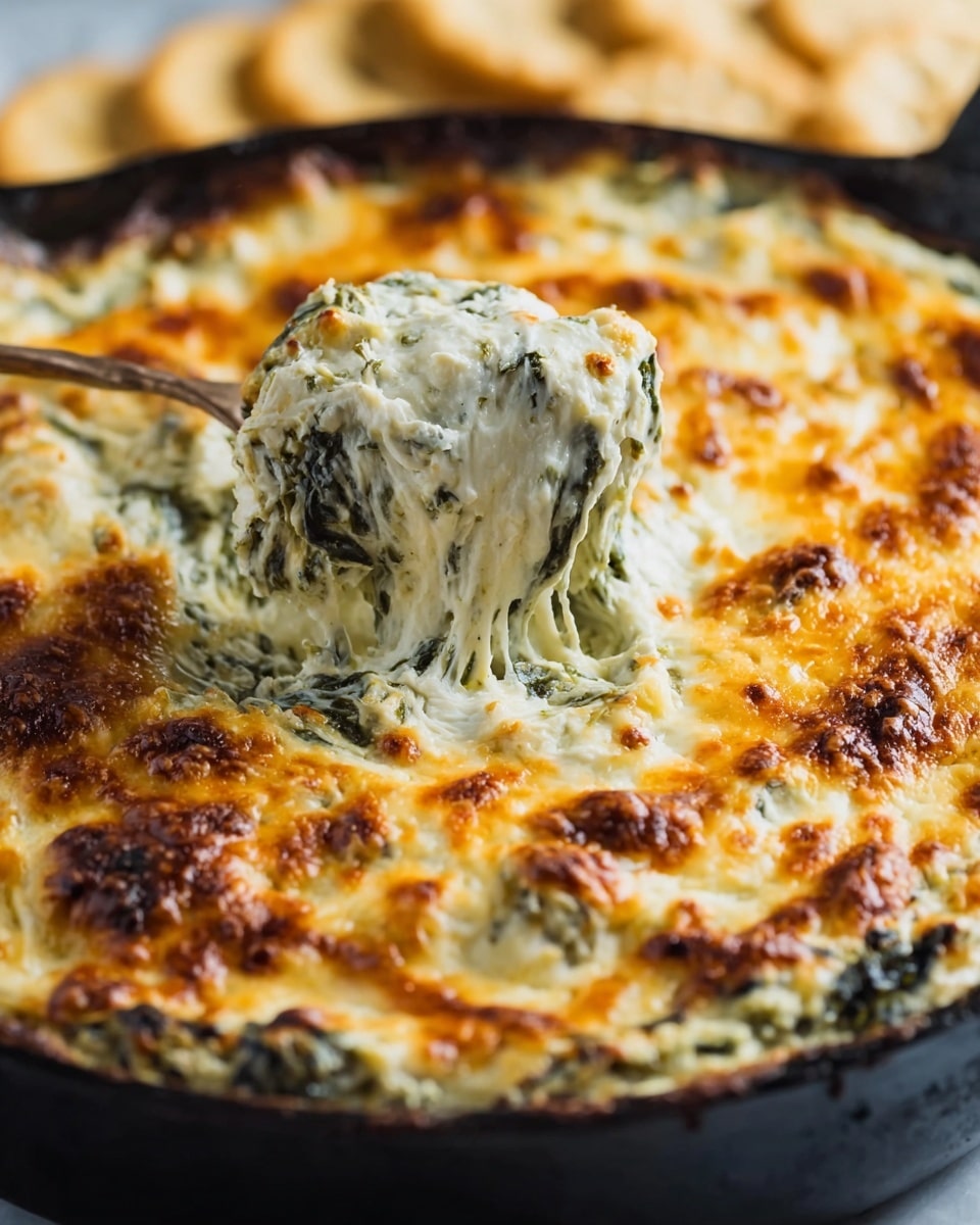 Hot Spinach and Artichoke Dip Recipe - Recipe Image