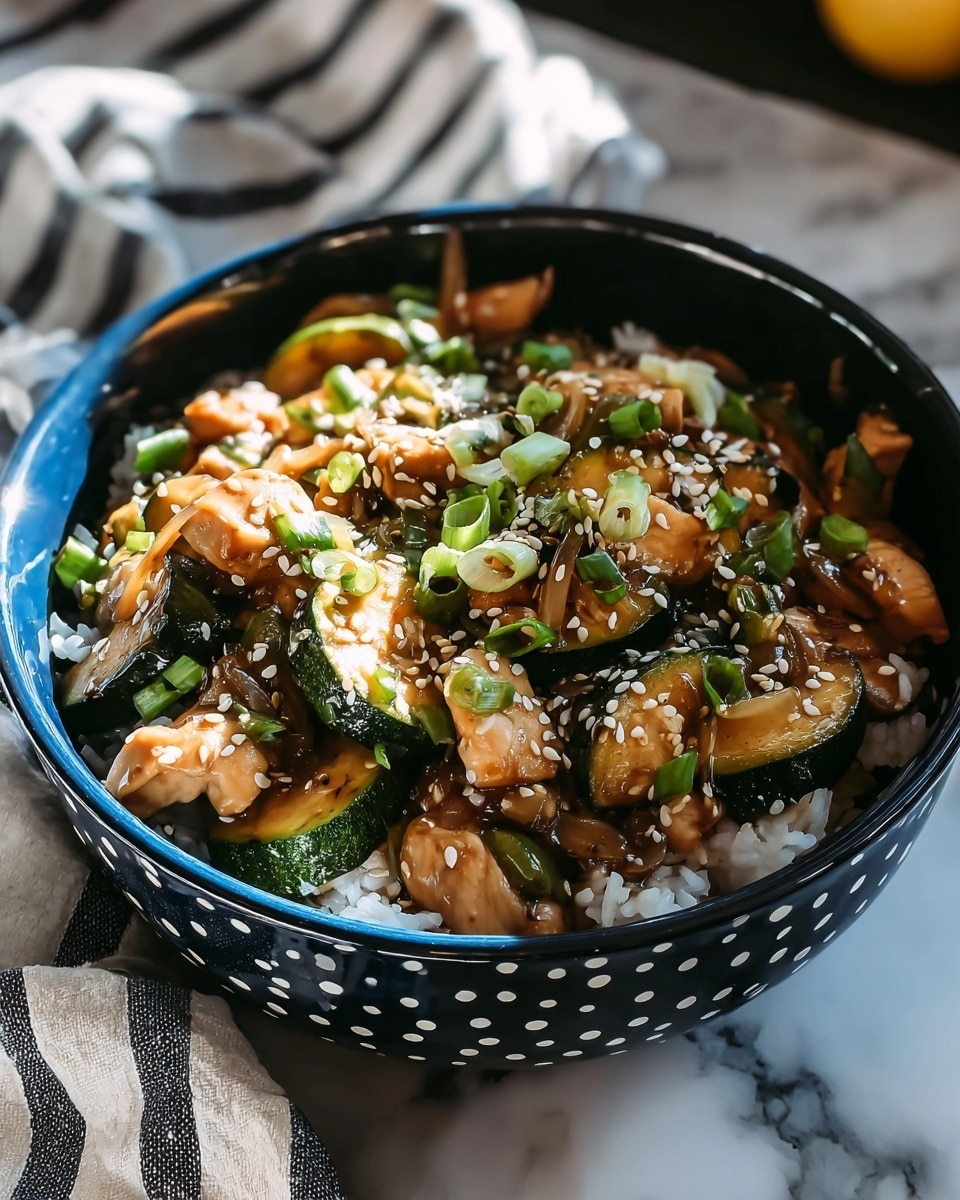 Chicken Zucchini Stir Fry Recipe - Recipe Image