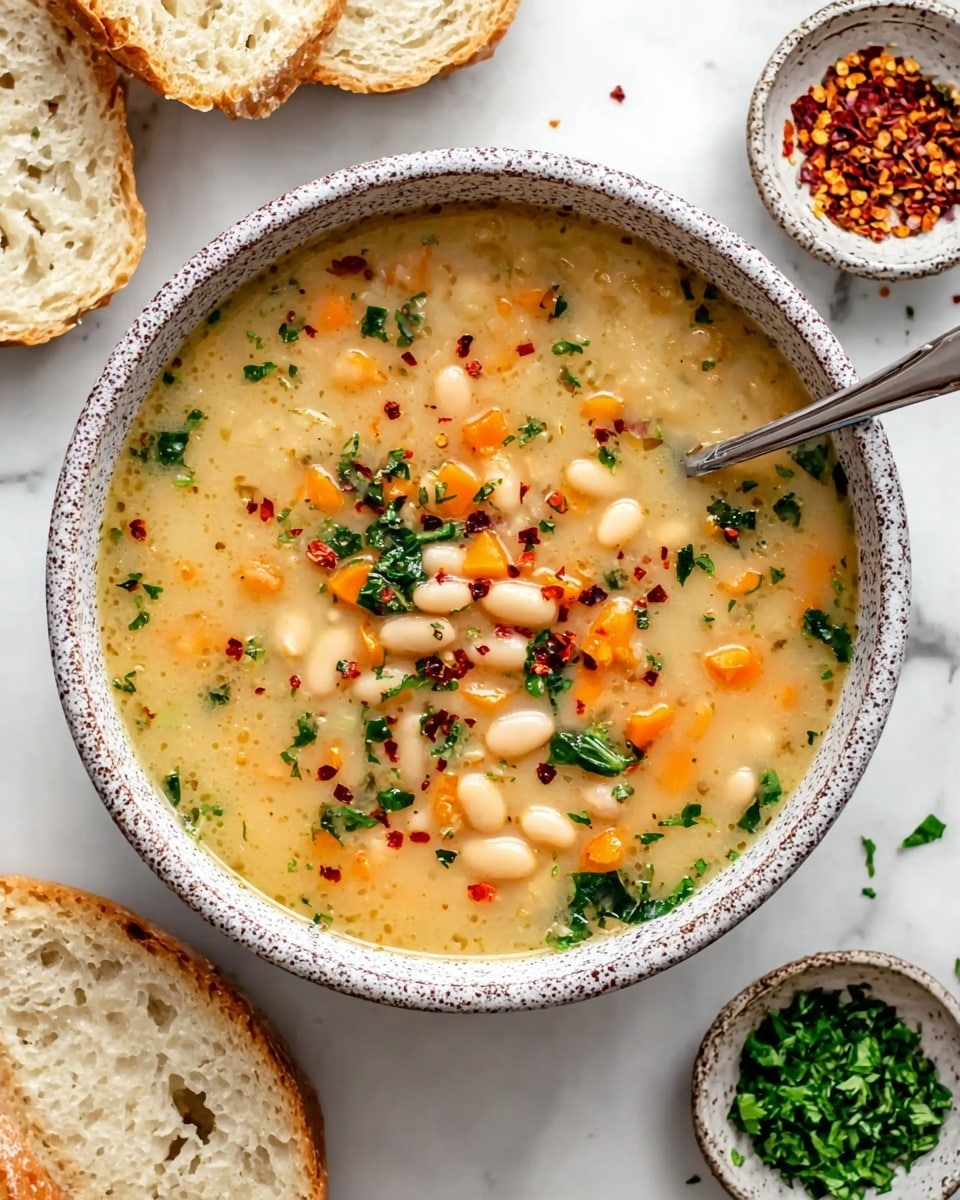 Tuscan White Bean Soup Recipe - Recipe Image