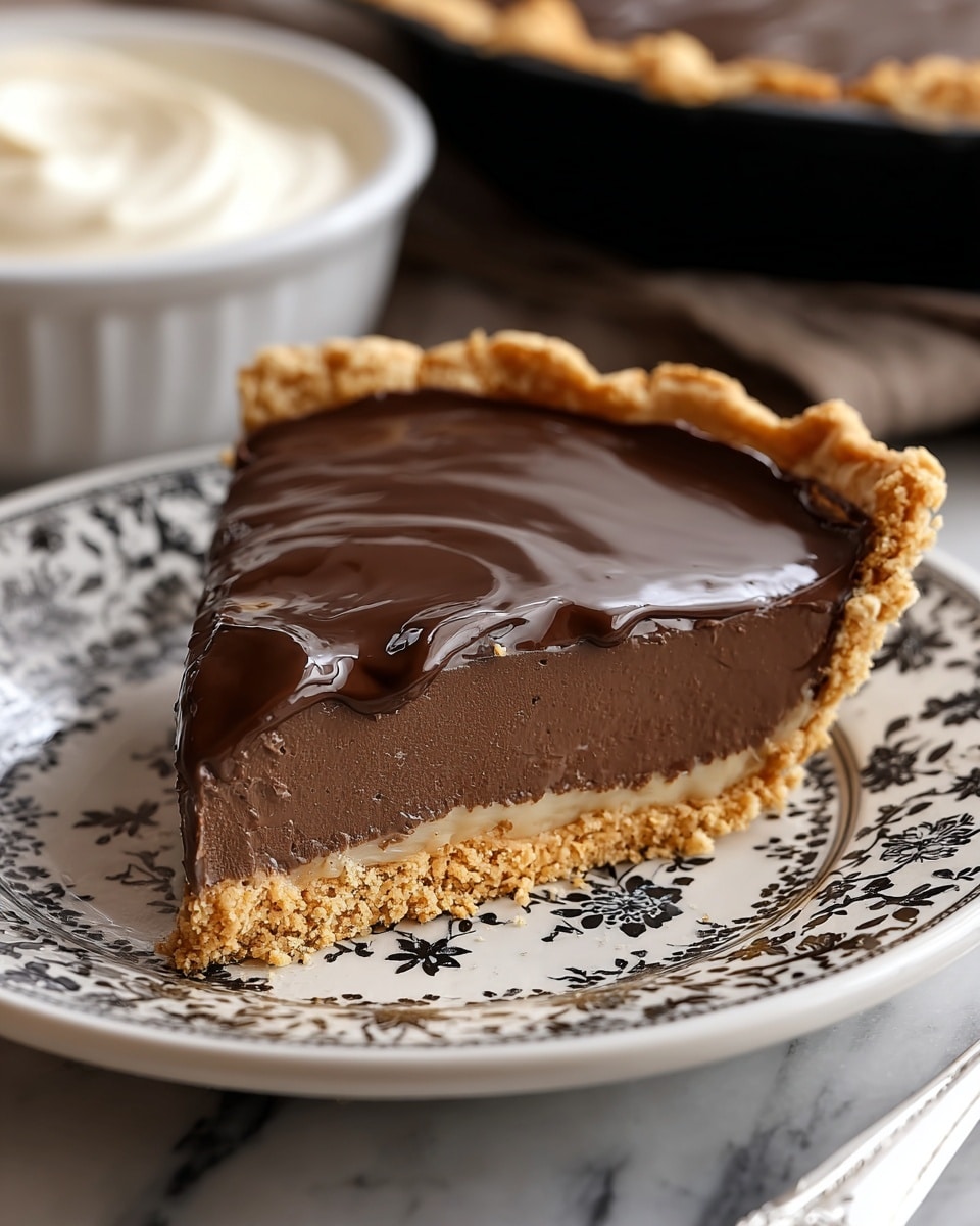 Old-Fashioned Chocolate Pie Recipe - Recipe Image