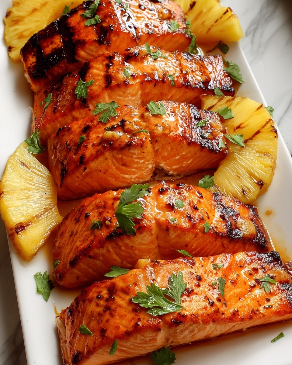 Baked Pineapple Salmon Recipe - Recipe Image