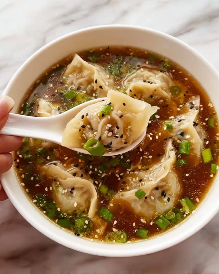 Instant Pot Spicy Dumpling Soup Recipe