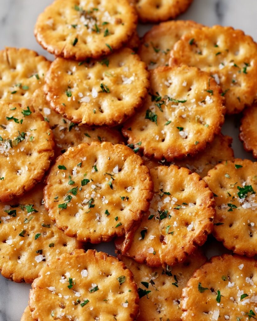 Garlic Parmesan Ritz Crackers Recipe