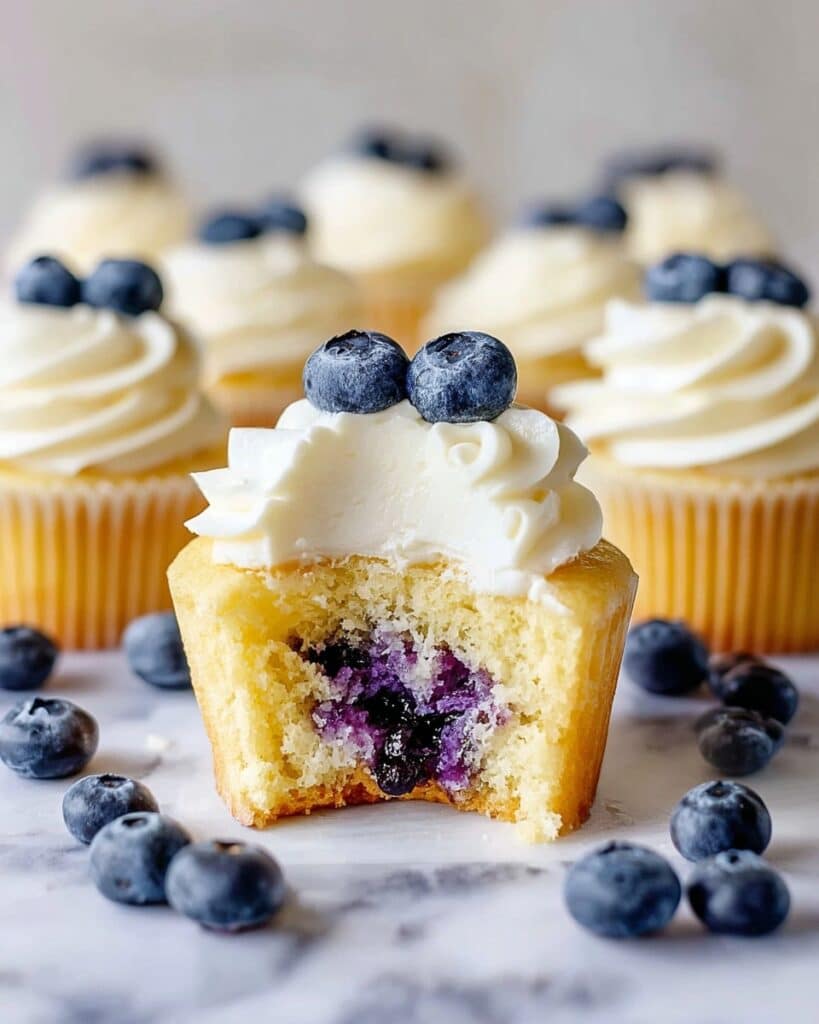 Lemon Blueberry Cupcakes Recipe