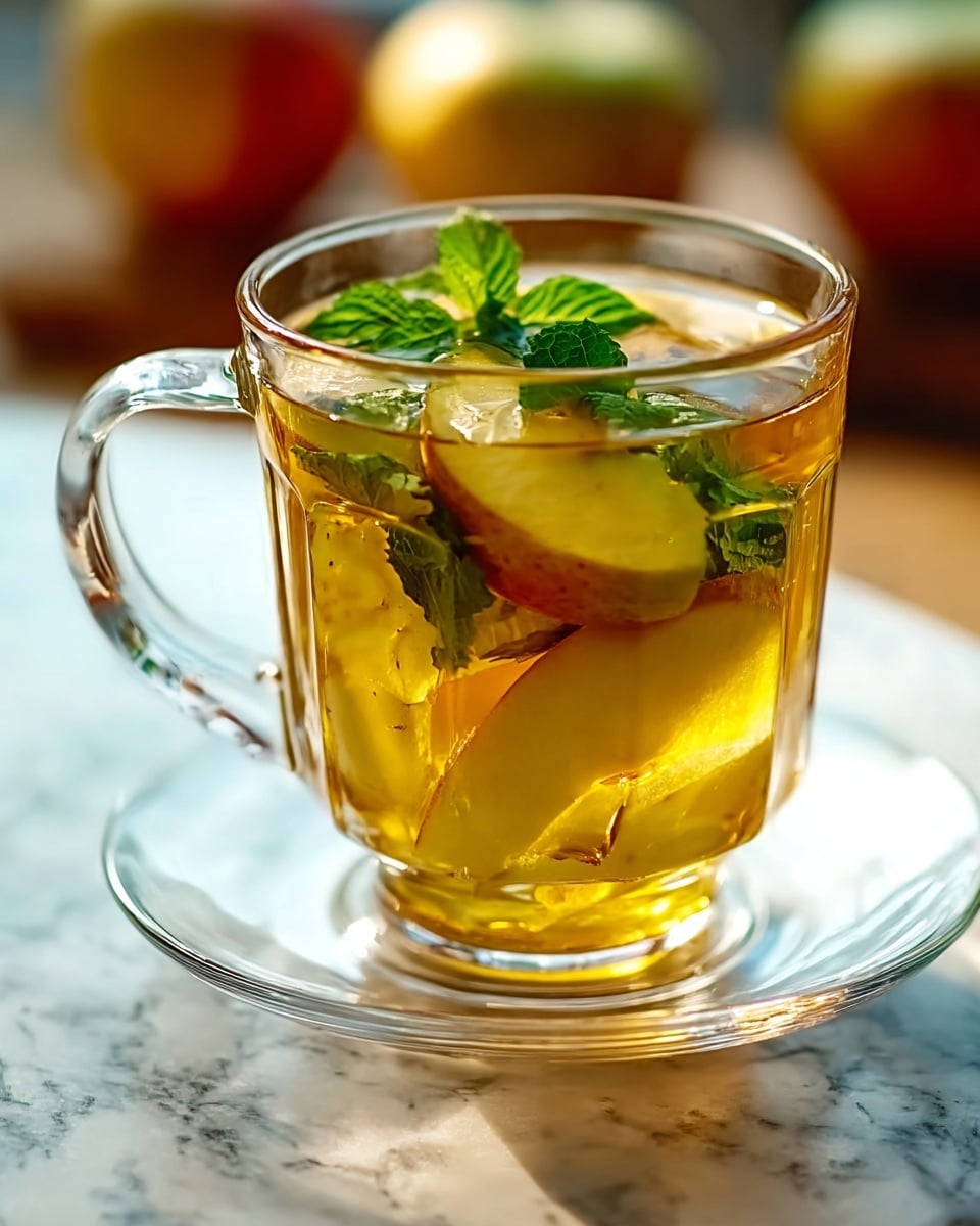 Easy Iced Apple Green Tea Recipe - Recipe Image