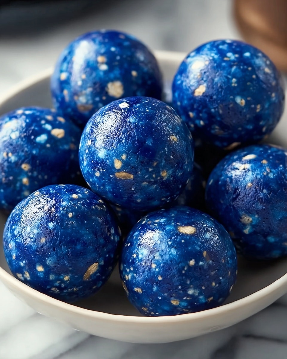 Beauty-Boosting Blue Majik Energy Balls Recipe - Recipe Image