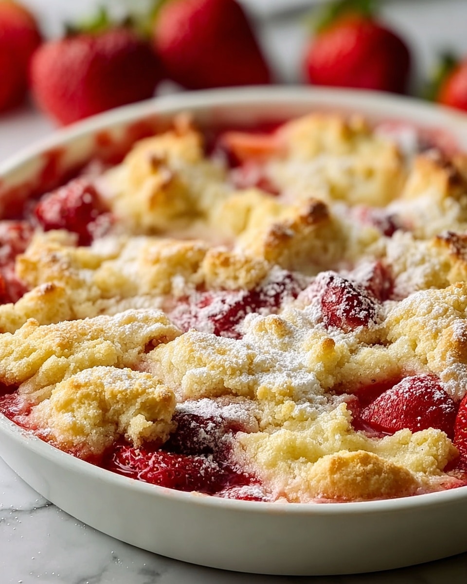 Strawberry Cheesecake Dump Cake Recipe - Recipe Image