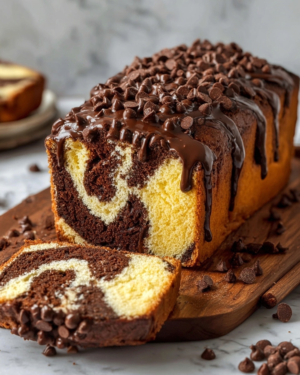 Double Chocolate Ricotta Marble Cake Recipe - Recipe Image