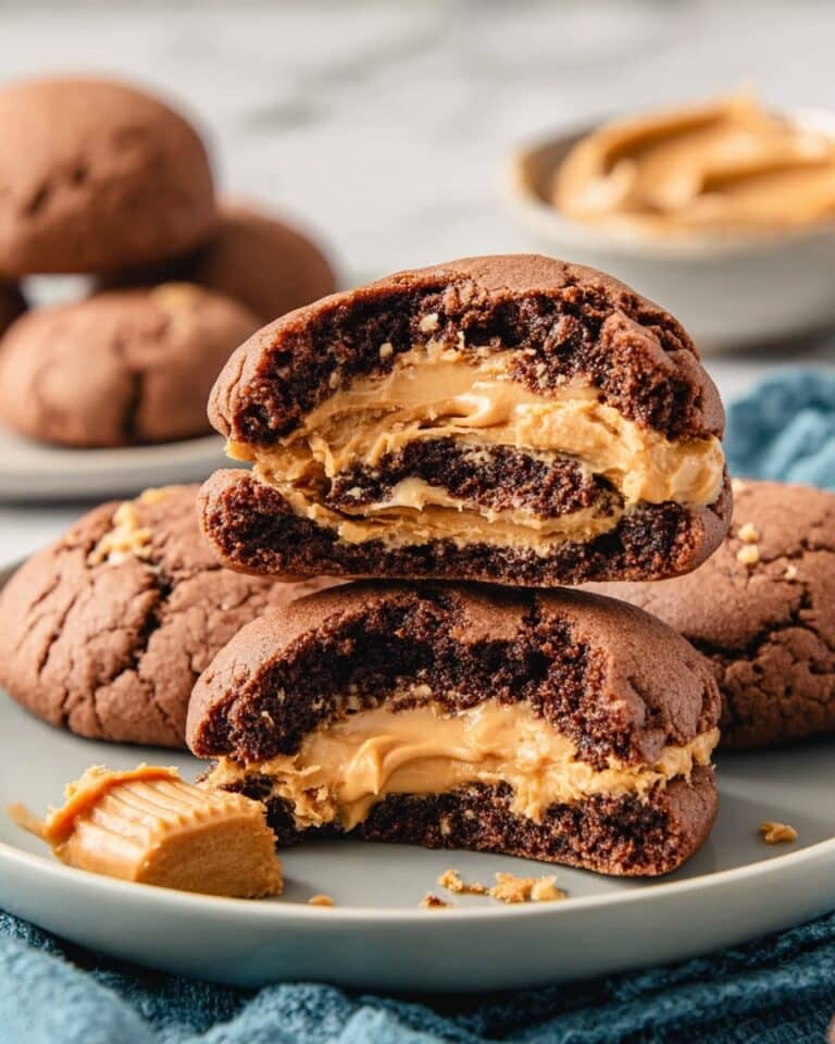Peanut Butter Stuffed Cookies Recipe