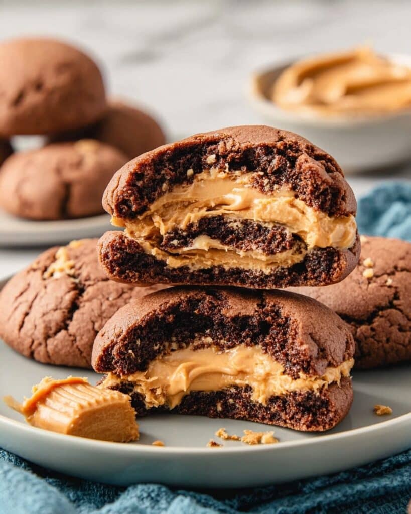Peanut Butter Stuffed Cookies Recipe