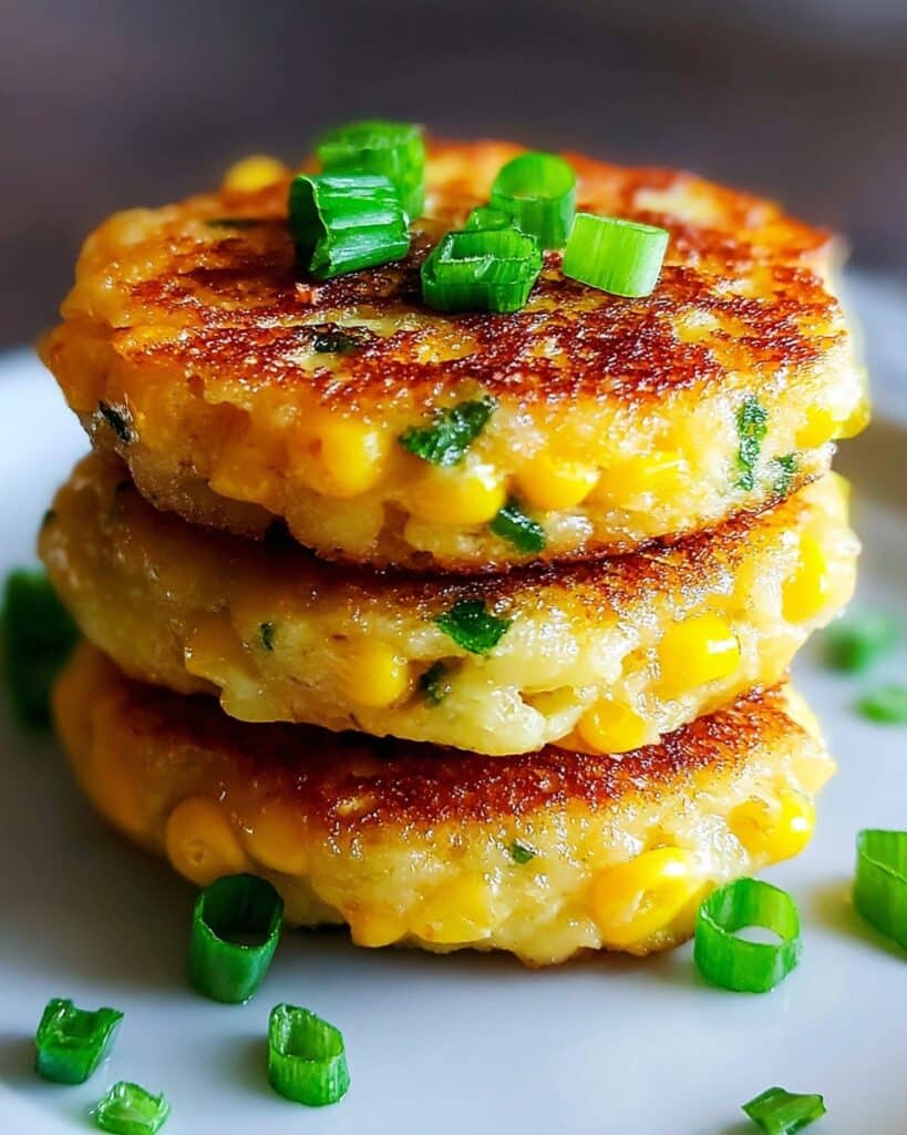 Cheesy Corn Fritters Recipe