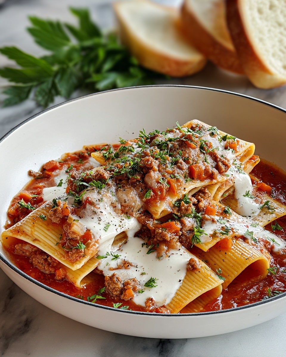 Creamy Alfredo Lasagna Soup Recipe - Recipe Image