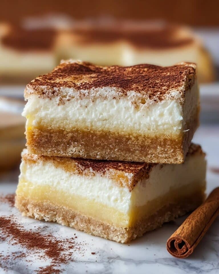 Cinnamon Churro Cheesecake Bars Recipe