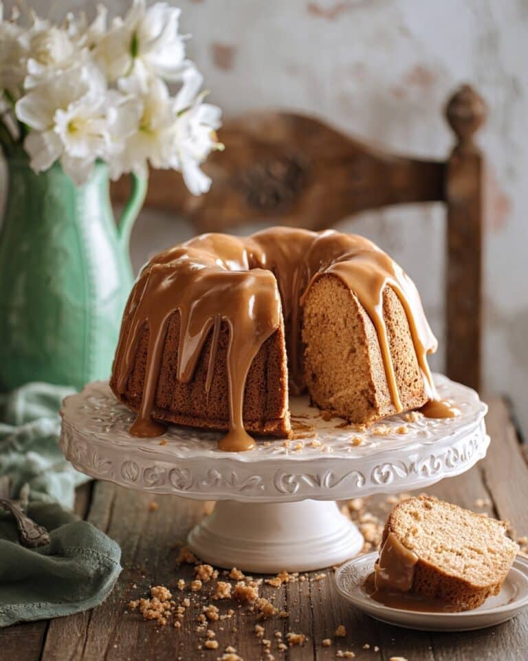 Brown Sugar Caramel Pound Cake Recipe