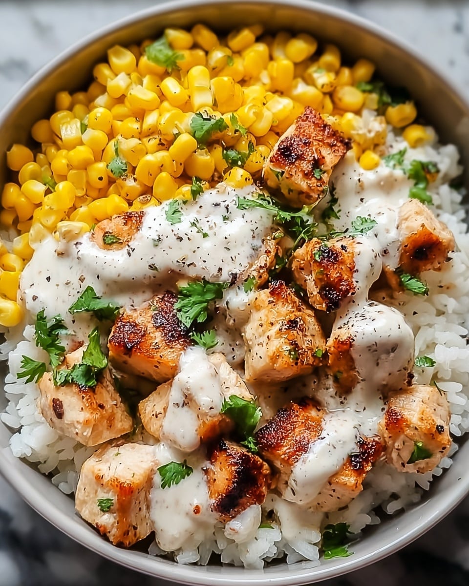 Street Corn Chicken Rice Bowl Recipe - Recipe Image
