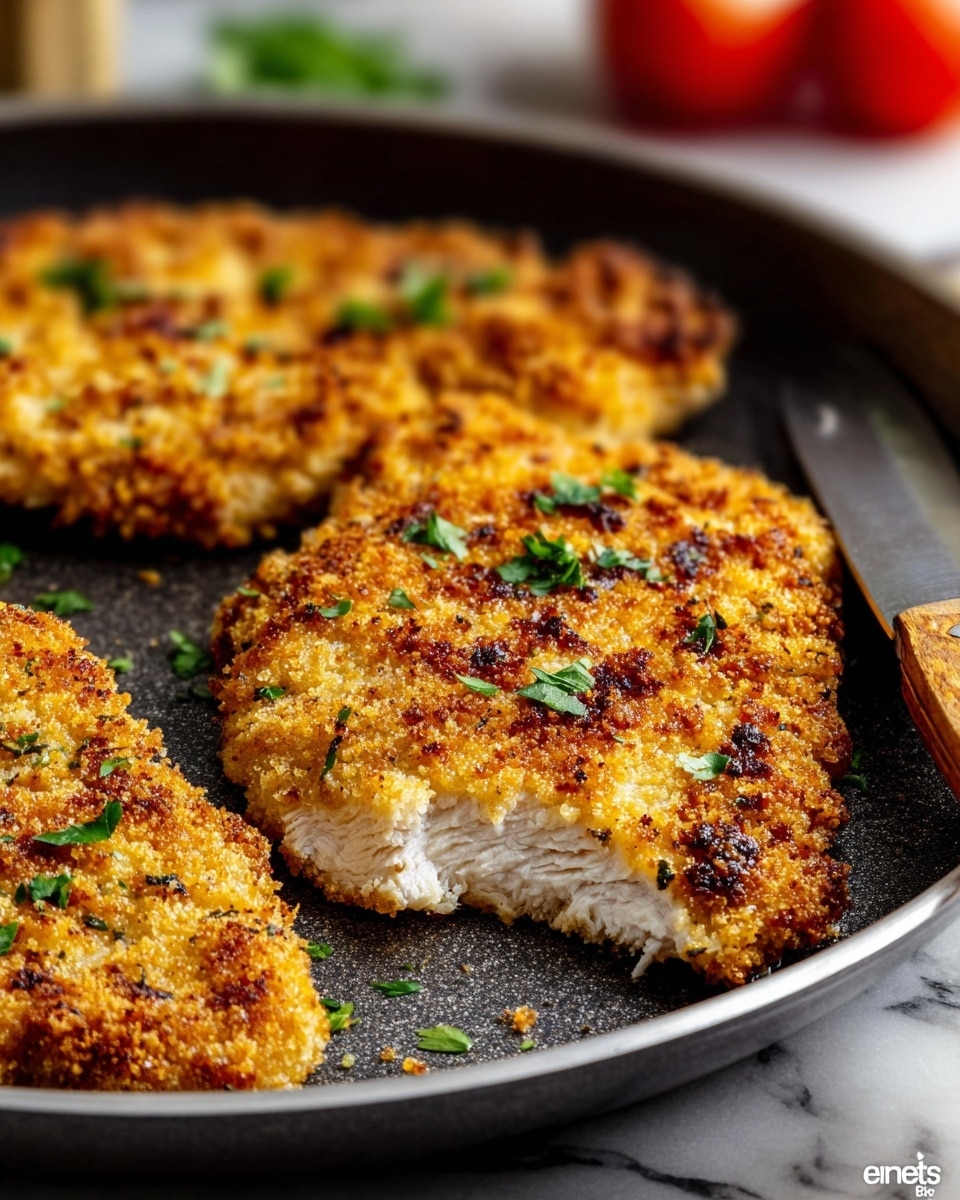 Golden Parmesan Crusted Chicken Recipe - Recipe Image