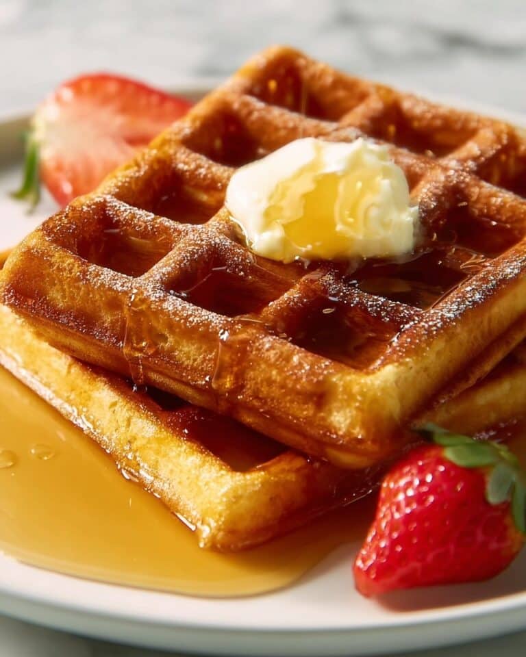 Old-Fashioned Pound Cake Waffles Recipe