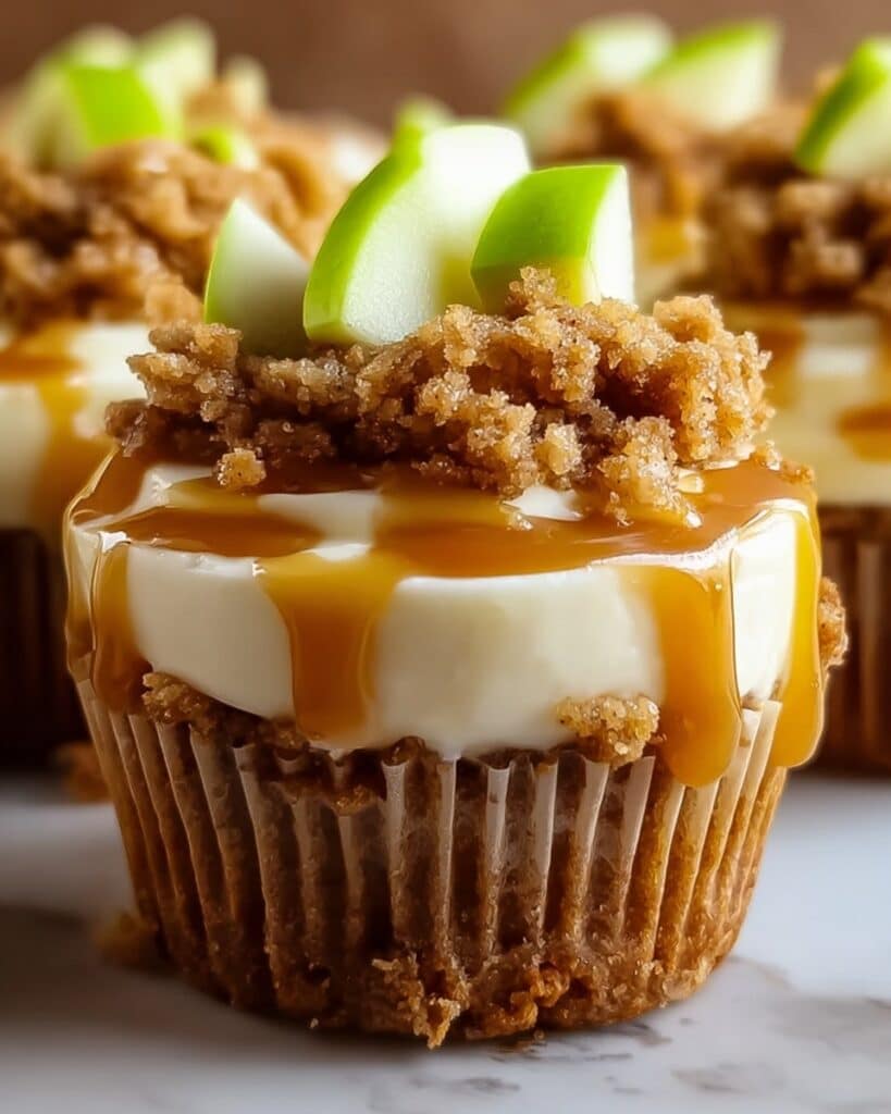 Apple Crisp Cheesecakes Recipe