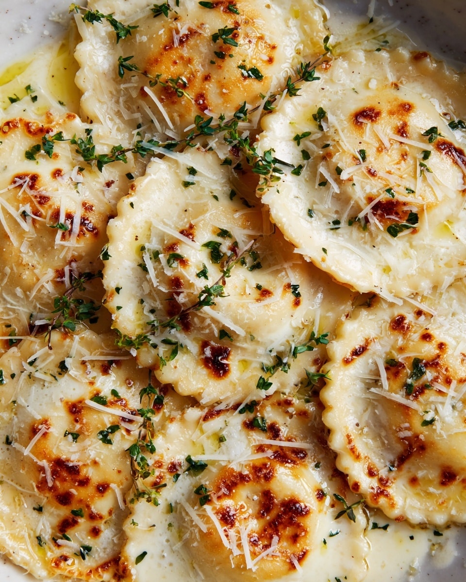 Easy Cheesy Baked Ravioli Recipe - Recipe Image