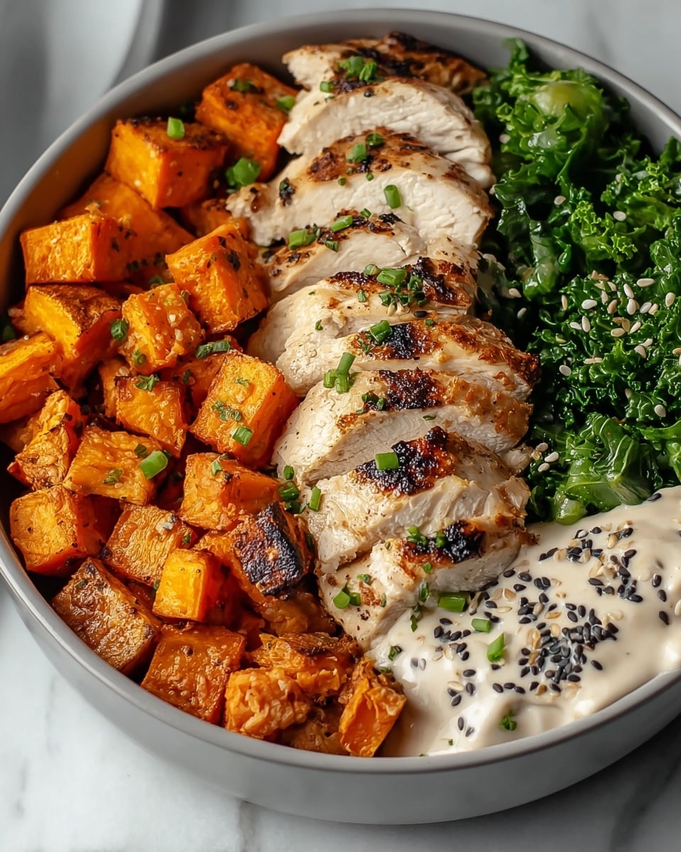 Chicken and Sweet Potato Bowls Recipe - Recipe Image