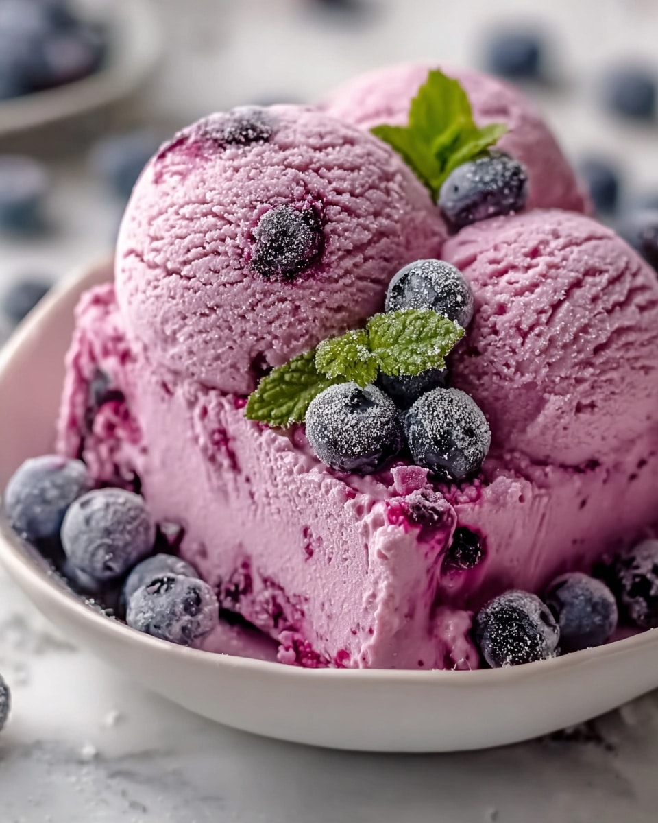 Vegan Berry Ice Cream Cake Recipe - Recipe Image
