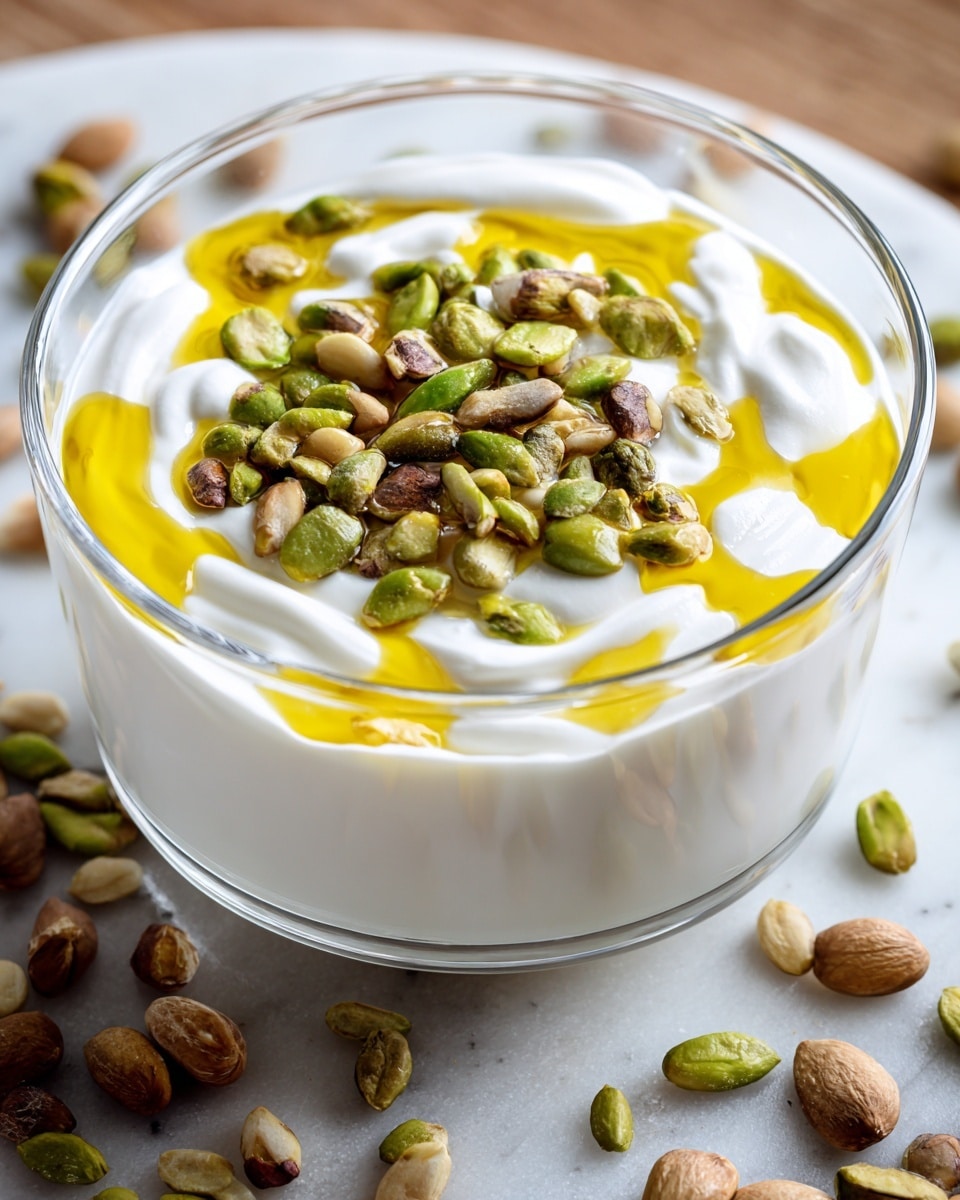Greek Yogurt with Honey and Pistachios Recipe - Recipe Image