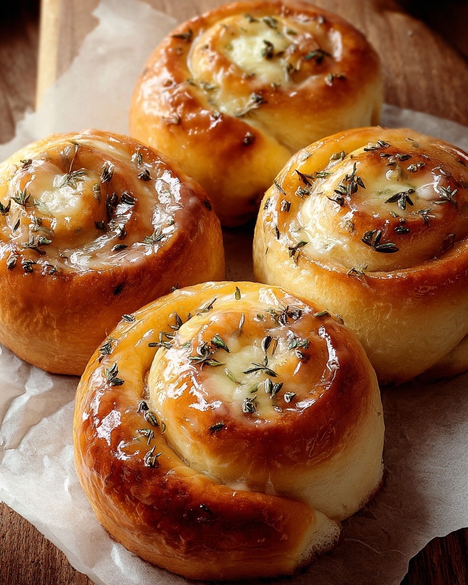 Salted Sage Honey Butter Brioche Rolls Recipe - Recipe Image