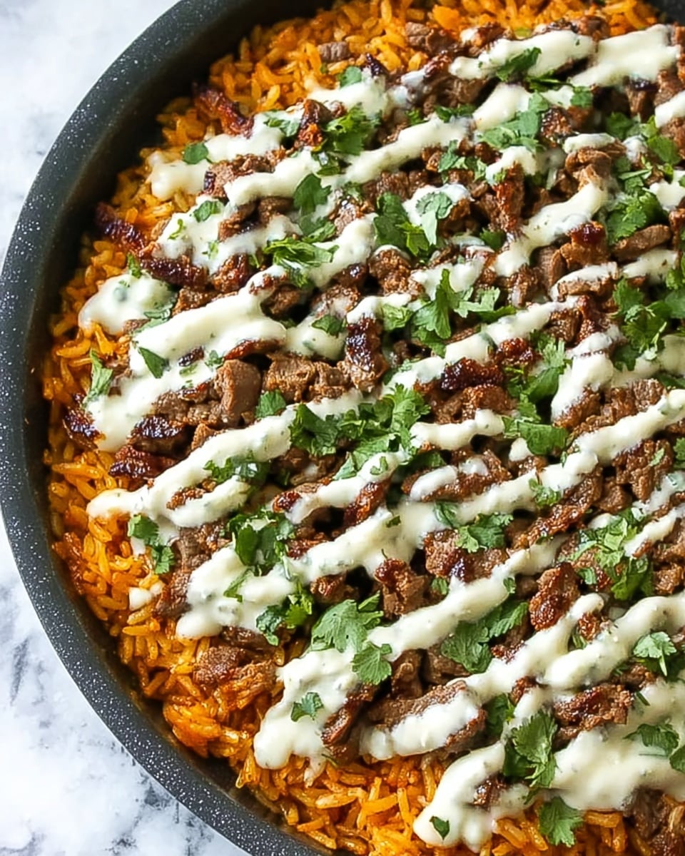 Cheesy Steak & Cilantro Lime Rice Burritos Recipe - Recipe Image