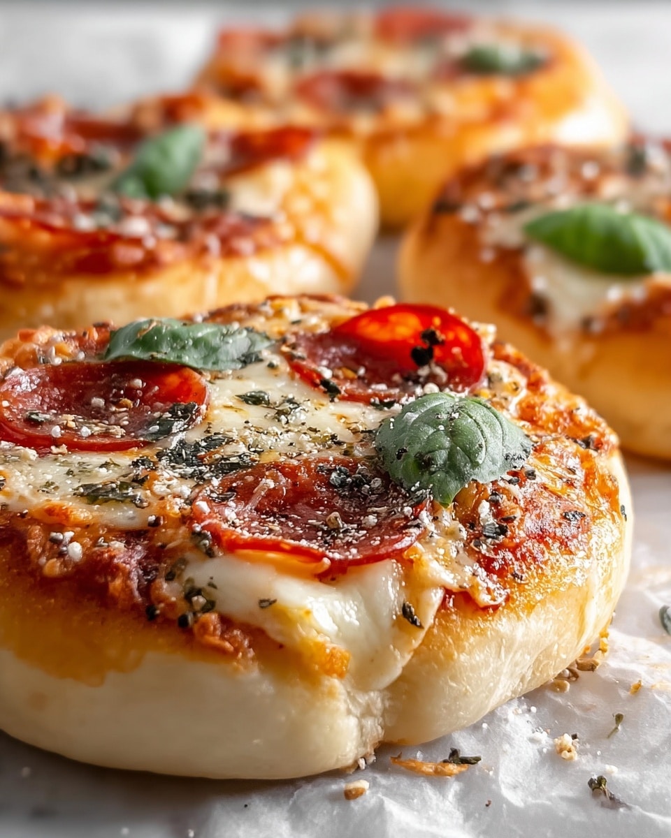 Quick & Easy Pizza Bagel Bites Recipe - Recipe Image