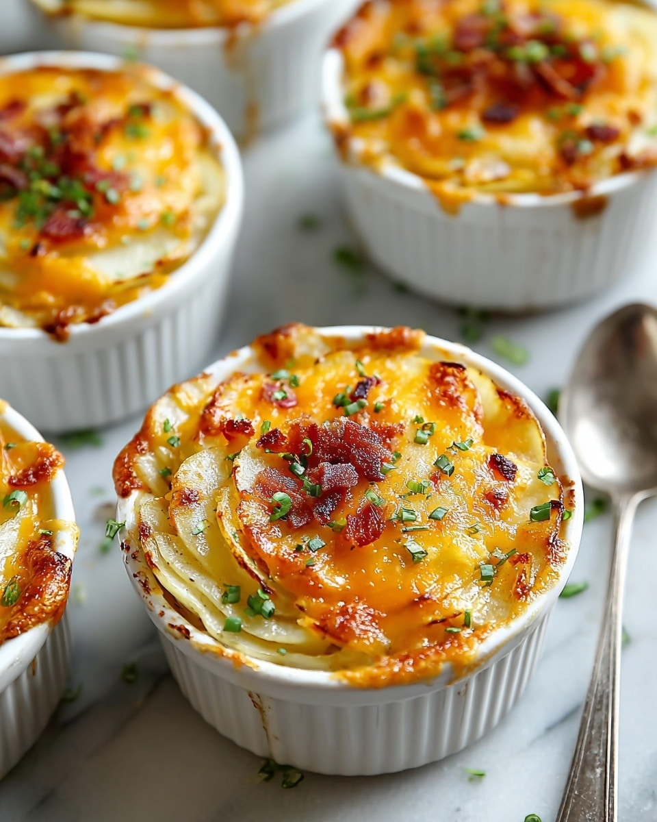 Personalized Cheesy Potato Casseroles Recipe - Recipe Image
