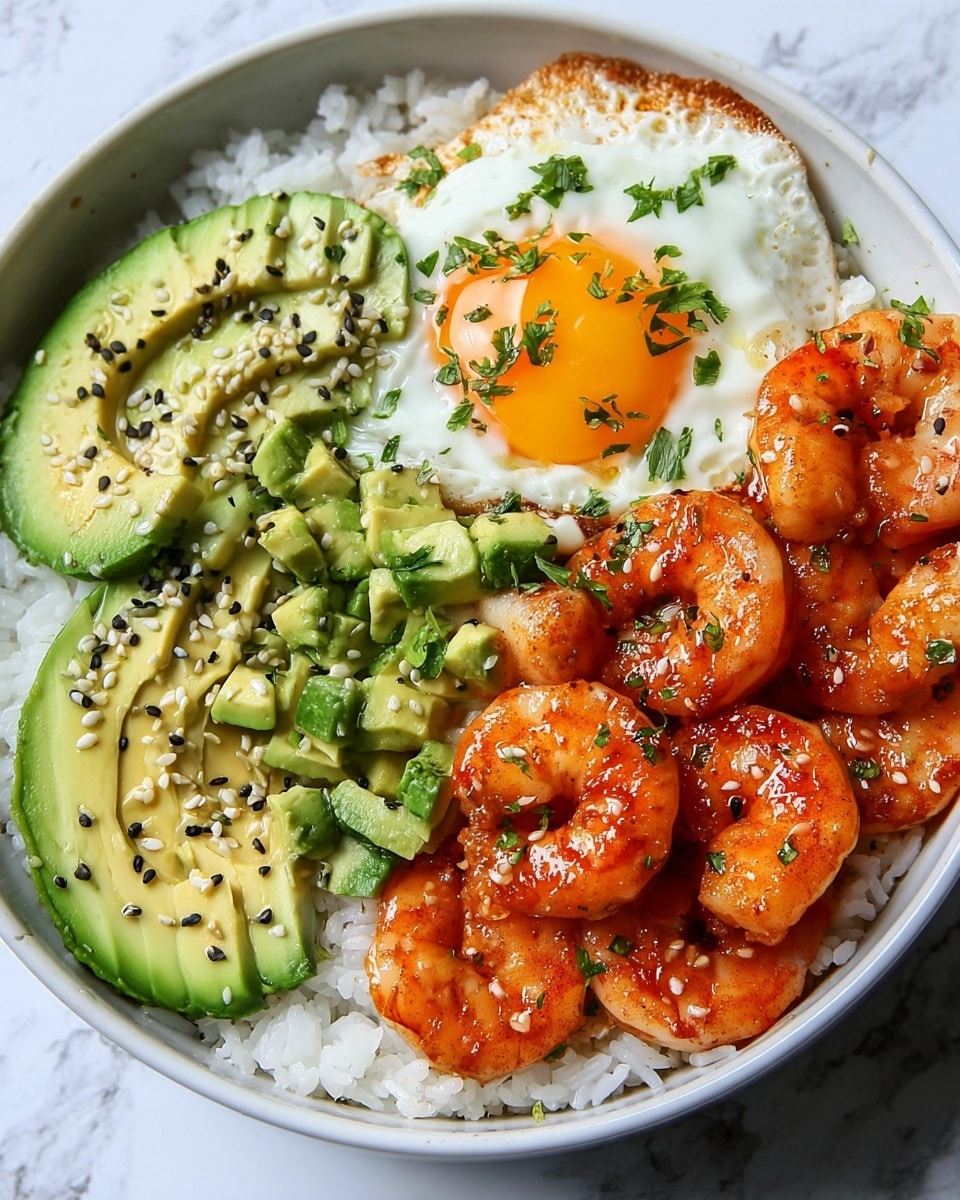 Spicy Shrimp and Cauliflower Rice Bowl Recipe - Recipe Image