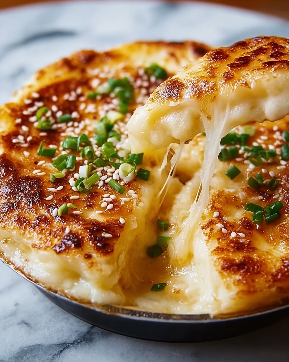 Korean Cheese Pancakes Recipe - Recipe Image