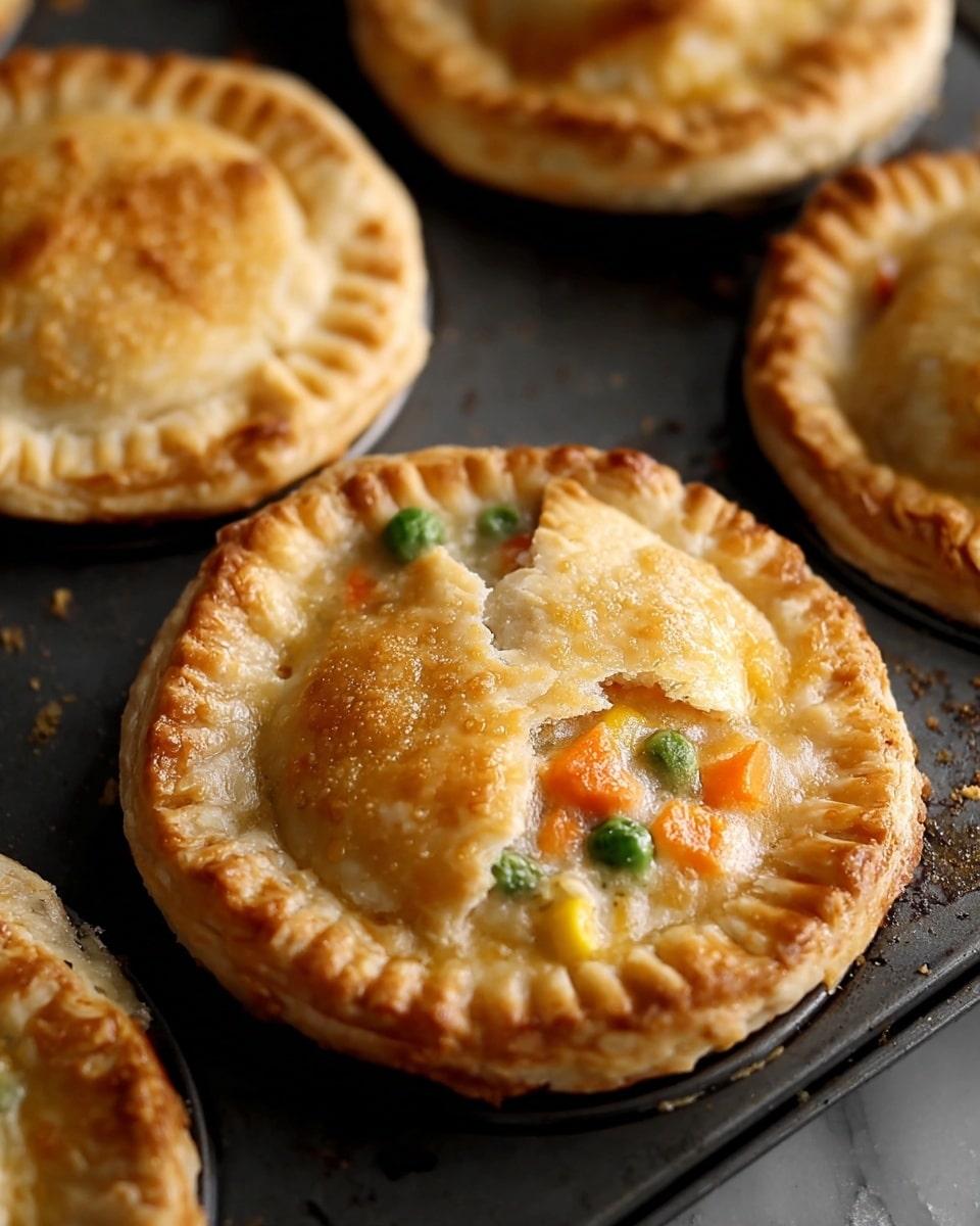 Muffin Tin Chicken Pot Pies Recipe - Recipe Image