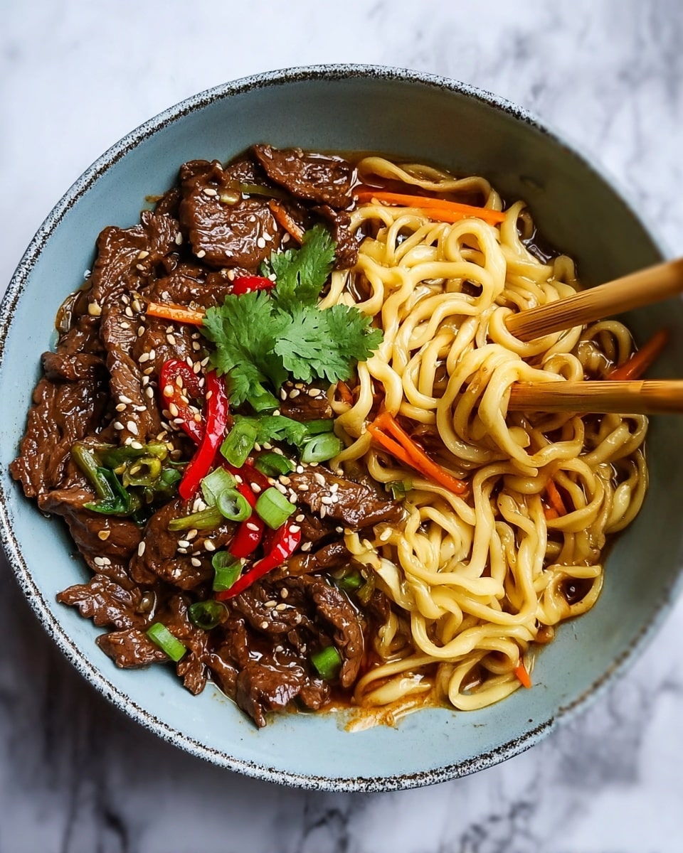 Hoisin Beef Noodles Recipe - Recipe Image
