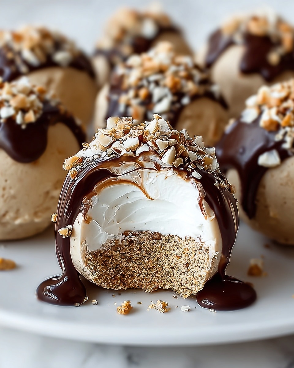 No-Bake Peanut Butter Cheesecake Balls Recipe - Recipe Image