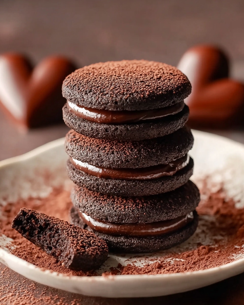 Chocolate Ganache Sandwich Cookies Recipe - Recipe Image