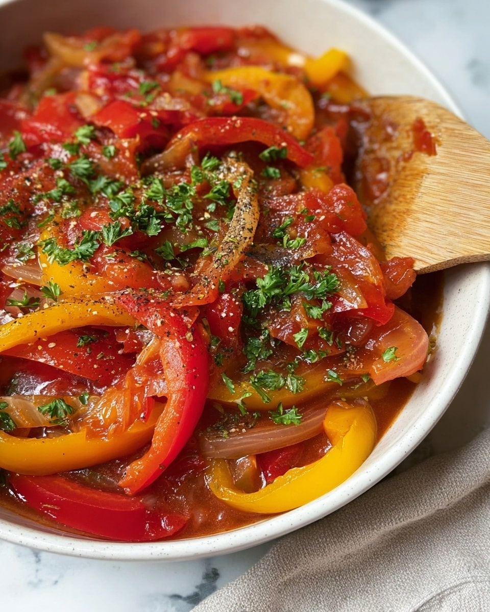 Piperade – Basque Pepper and Tomato Stew Recipe - Recipe Image