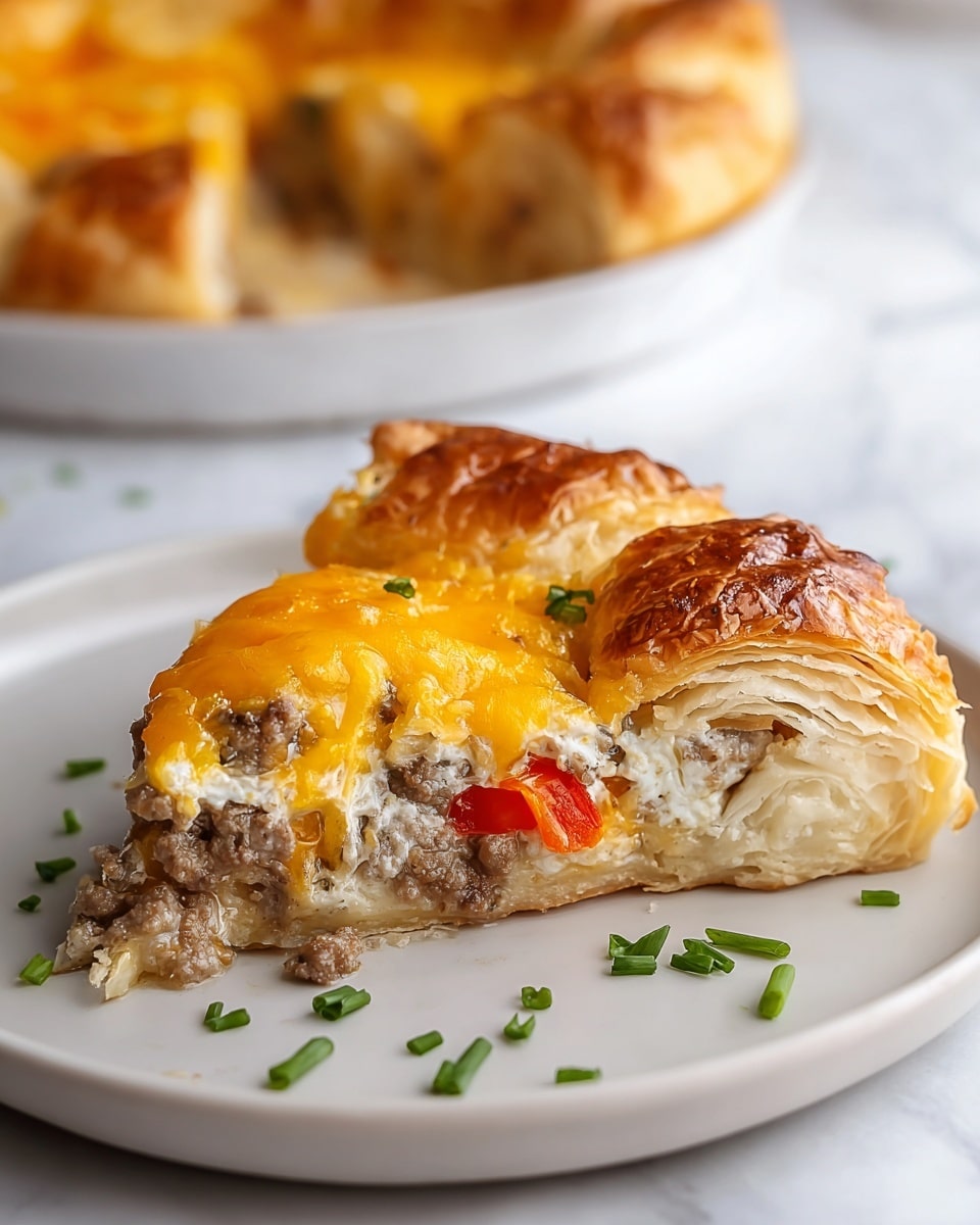 Crescent Roll Breakfast Casserole Recipe - Recipe Image