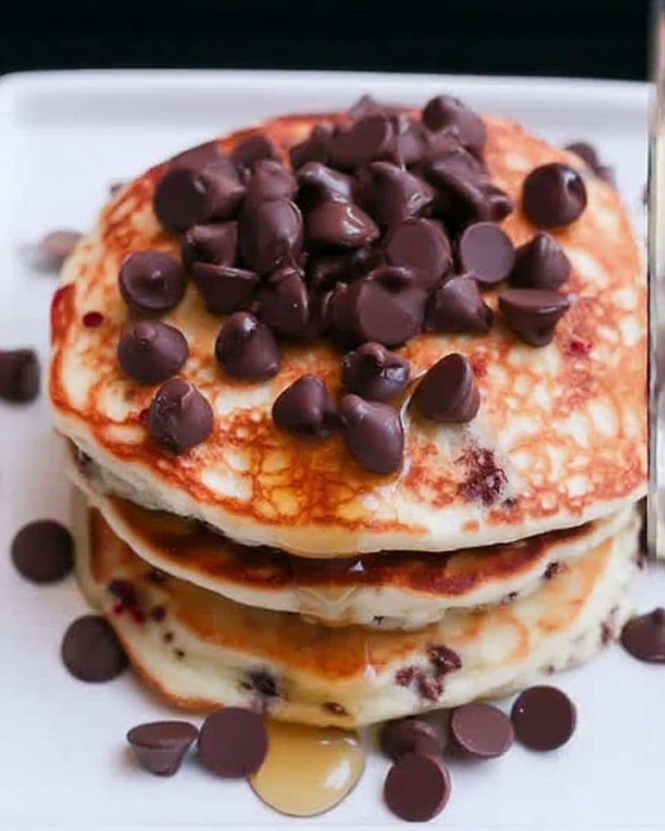 Chocolate Chip Banana Pancakes Recipe - Recipe Image