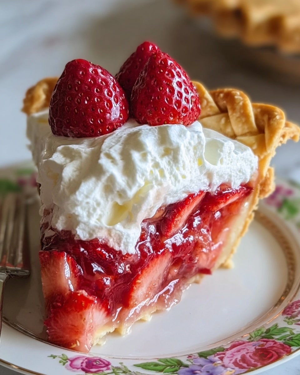 Strawberry Cream Cheese Pie Recipe - Recipe Image