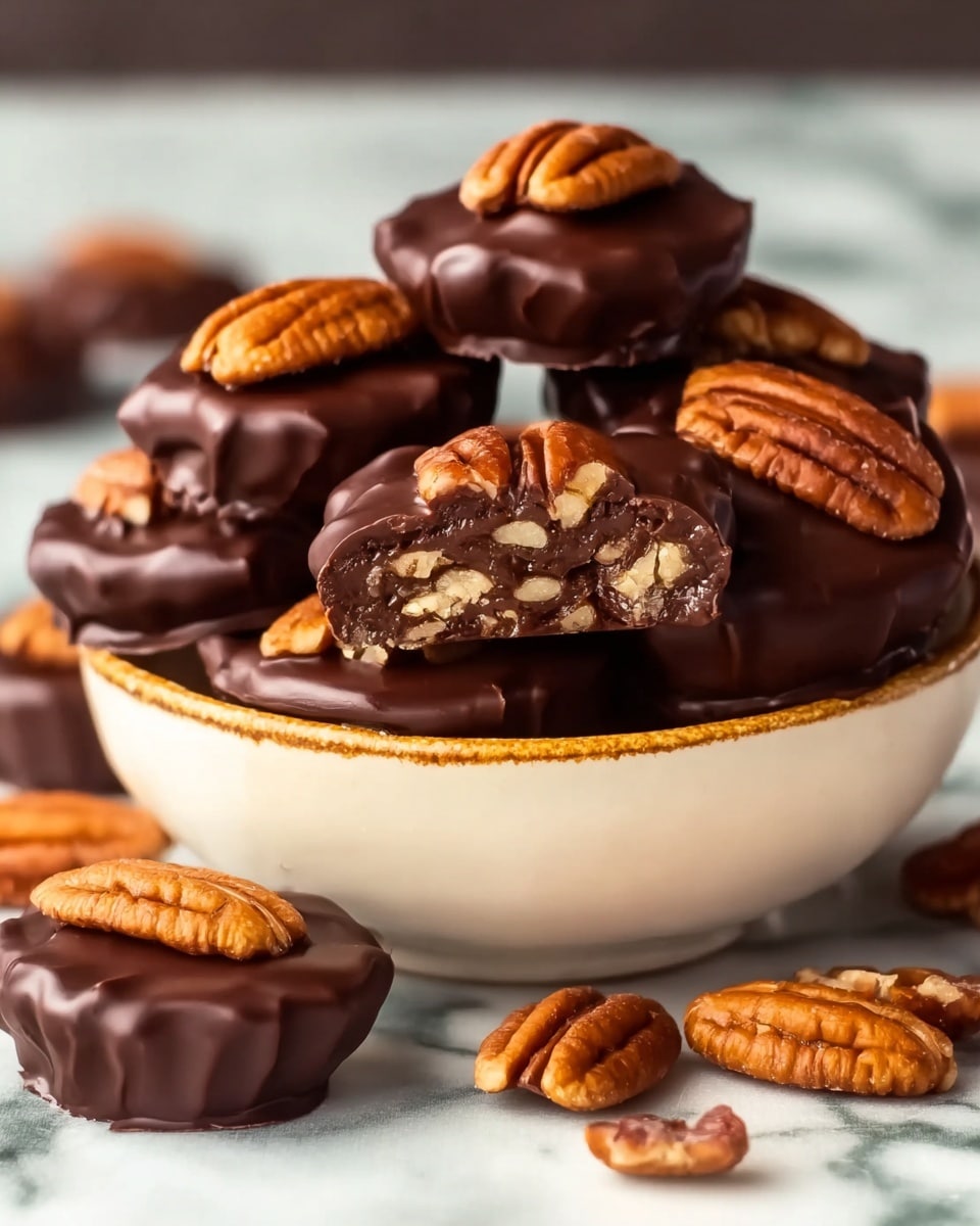 Pecan Turtles Candy Recipe - Recipe Image