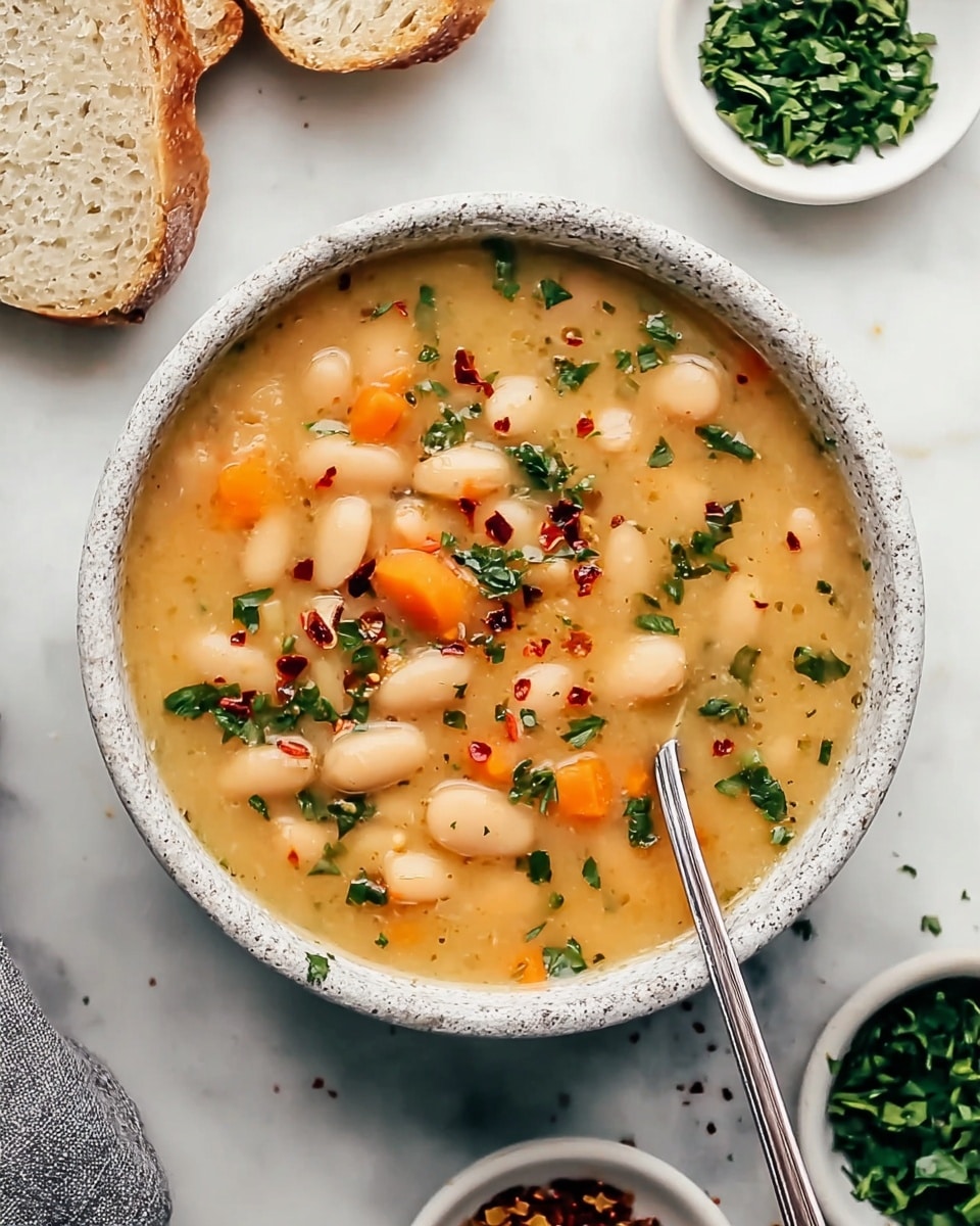 Tuscan White Bean Soup Recipe - Recipe Image