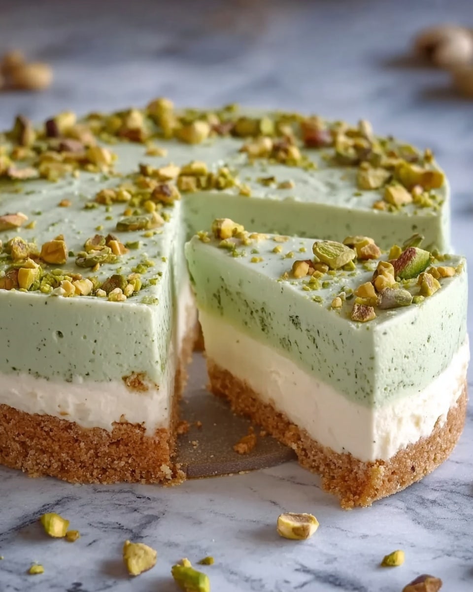 Tropical Pistachio Bliss Cake Recipe - Recipe Image